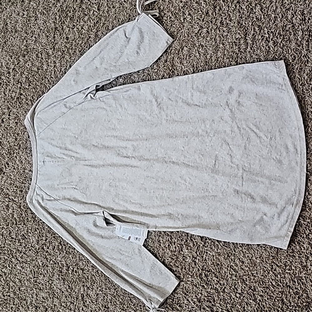 NWT Copper Fit Dress/Tunic Oatmeal Heather Long Sleeve Replenish Medium Infused - Picture 7 of 8
